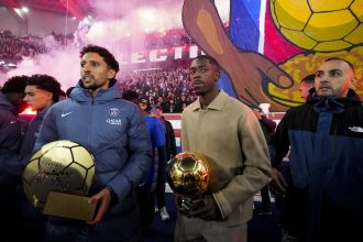 The nominees for the FIFPro Team of the Year 2025, with six PSG players  