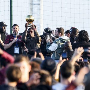 Video of Dembélé celebrating his Ballon d’Or in Evreux  