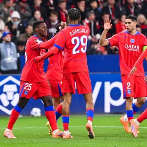 Bayer Leverkusen vs PSG – Nuno Mendes savors the victory and his goal  