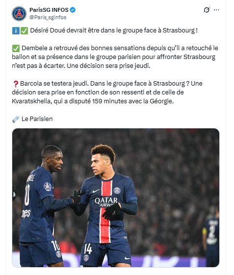 PSG get its jewel back: Doué ready to restart the machine  