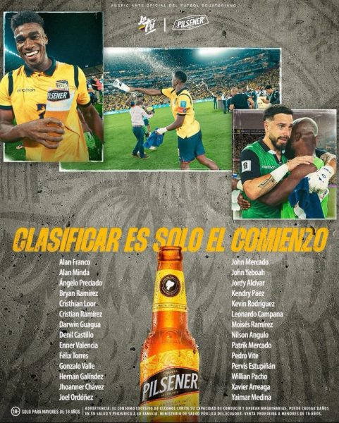 Ecuador's October break roster, 1 PSG player called up  