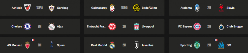 Champions League - Tuesday's Matchday 3 Results, rain of goals!  