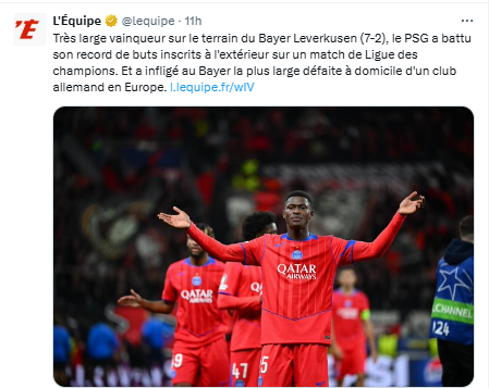 Bayer Leverkusen vs PSG – A record Paris in the Champions League!  