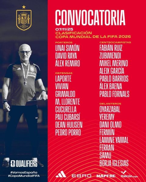 Spain's squad list for the November international break includes one PSG player. Spain's squad list for the November international break includes one PSG player.