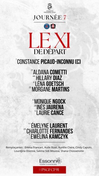 PSG vs Fleury - Official lineups: PSG vs Fleury - Official lineups: