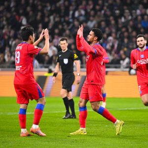 Campos and Lee's speeches for his 100th appearance at PSG  