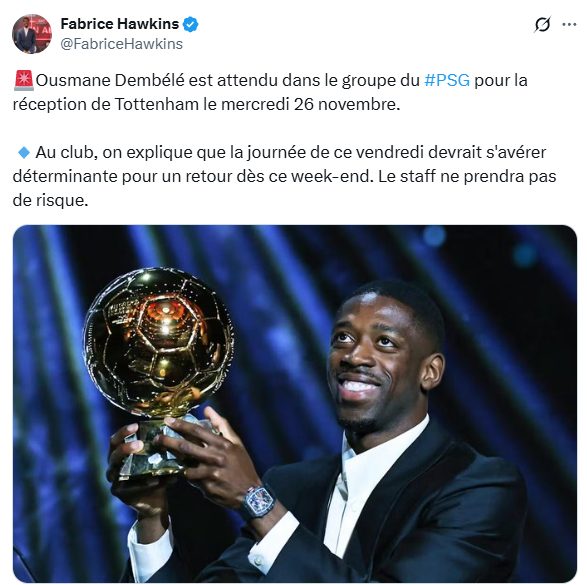 A significant return and good news to come, PSG can breathe a sigh of relief  