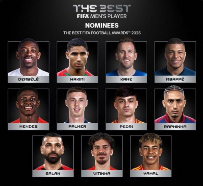 Four Parisians in the running for The Best 2025 trophy Four Parisians in the running for The Best 2025 trophy
