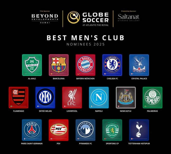 Globe Soccer Awards 2025 – All the nominees, with PSG very well represented Globe Soccer Awards 2025 – All the nominees, with PSG very well represented