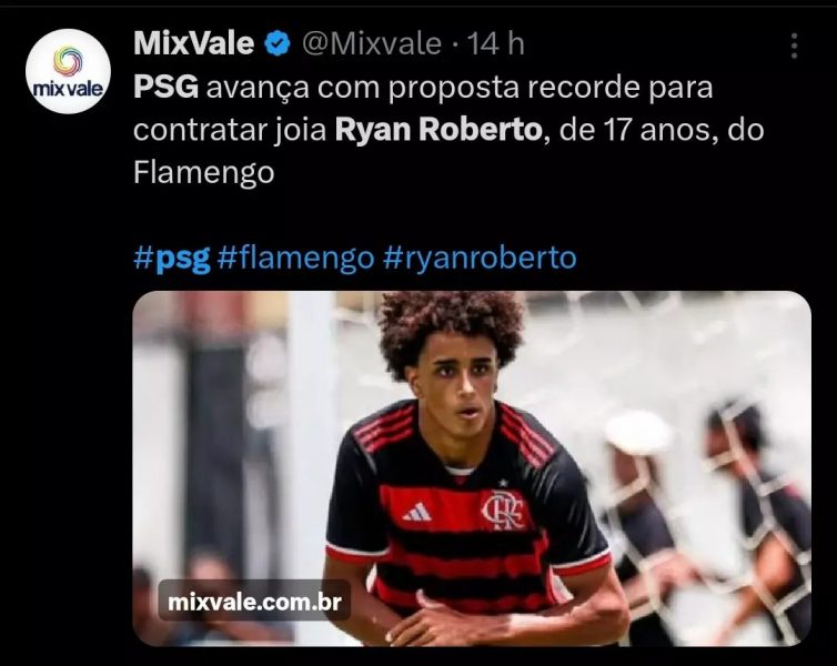 Transfer – Paris is making progress on a young Flamengo talent Transfer – Paris is making progress on a young Flamengo talent