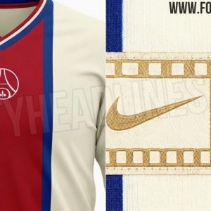 First images of PSG's 2026-2027 third kit in a retro style!  