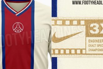 First images of PSG's 2026-2027 third kit in a retro style!  