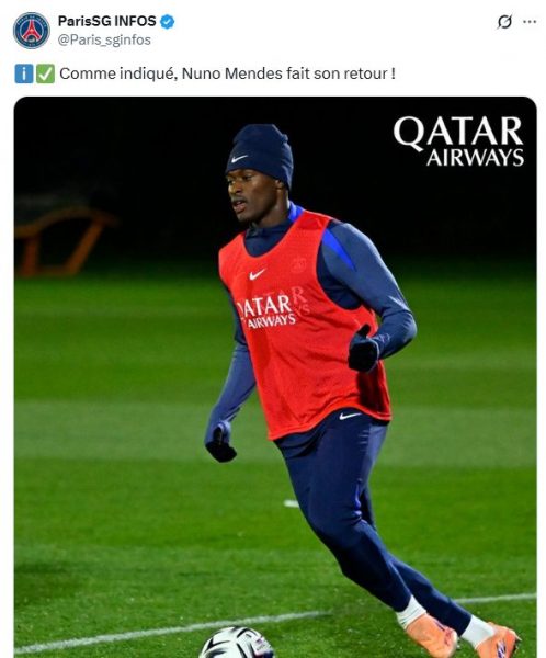 A significant return and good news to come, PSG can breathe a sigh of relief  