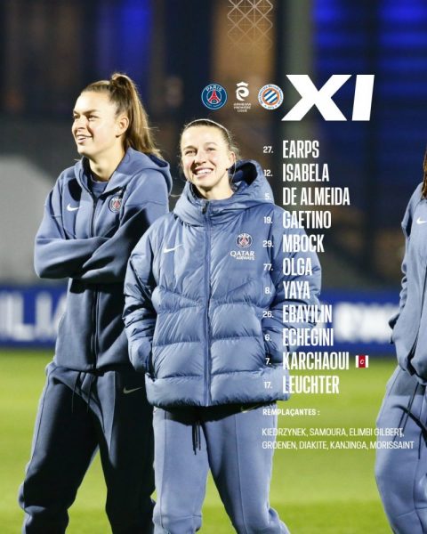 PSG vs Montpellier - Official lineups PSG vs Montpellier - Official lineups