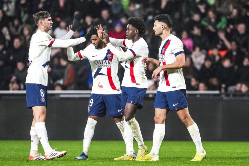 Metz vs PSG – Ndjantou “thanks the coach” after his goal Metz vs PSG – Ndjantou “thanks the coach” after his goal