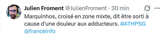PSG - Marquinhos gives worrying news after his substitution! PSG - Marquinhos gives worrying news after his substitution!