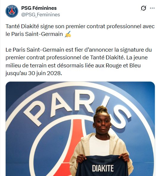 Official – PSG announces a midfield signing! Official – PSG announces a midfield signing!