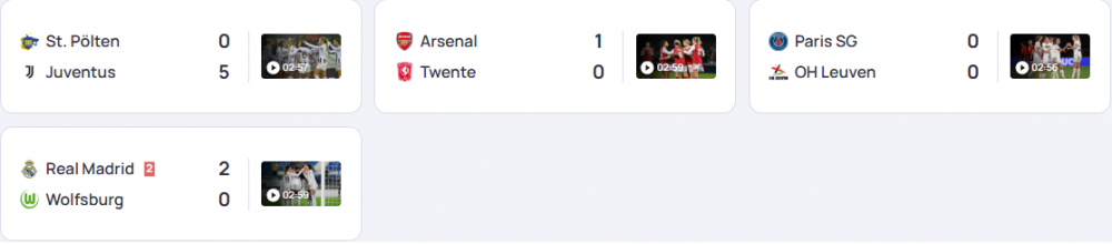 Results and standings from Matchday 5 of the Women's Champions League: PSG is out Results and standings from Matchday 5 of the Women's Champions League: PSG is out