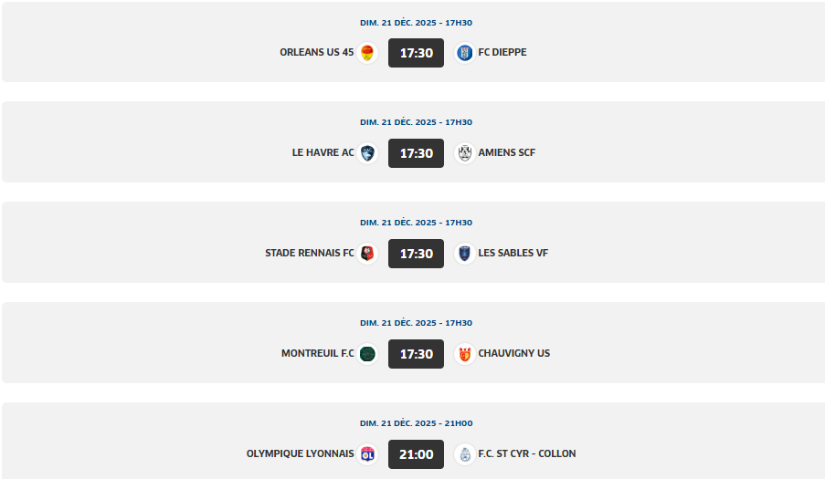 French Cup - Round of 32 match schedule French Cup - Round of 32 match schedule