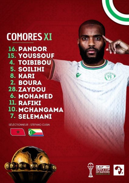Morocco vs Comoros - Official lineups: Hakimi on the bench Morocco vs Comoros - Official lineups: Hakimi on the bench