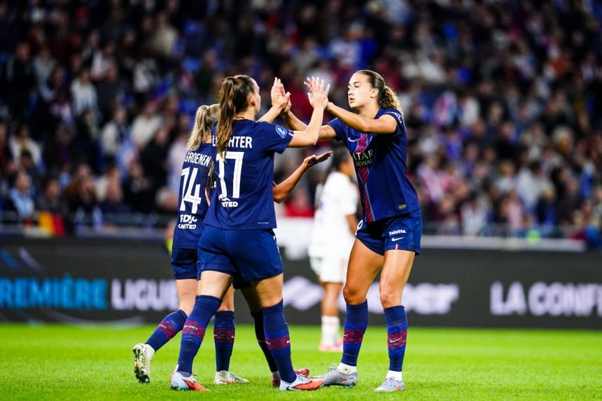 PSG vs OL Lyonnes - The Paris squad  