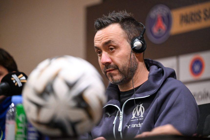 PSG vs OM - De Zerbi has some very strong words before the Classico  