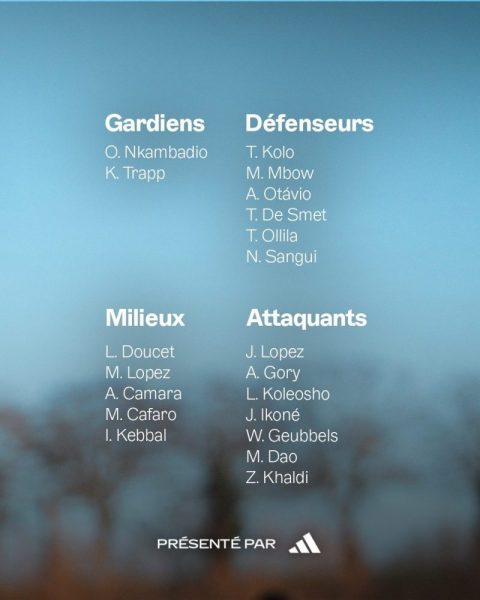 PSG vs Paris FC – The squad selected by Stéphane Gilli: Kebbal returns PSG vs Paris FC – The squad selected by Stéphane Gilli: Kebbal returns