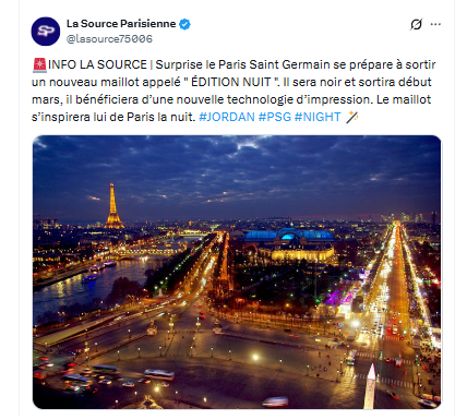 PSG is preparing a new special jersey for March PSG is preparing a new special jersey for March