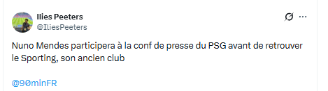 Sporting CP vs PSG – Nuno Mendes will hold a press conference with Luis Enrique Sporting CP vs PSG – Nuno Mendes will hold a press conference with Luis Enrique