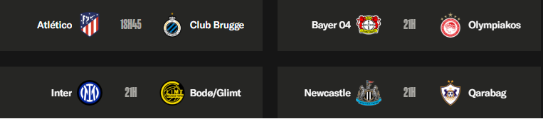 Champions League - The schedule for the first leg of the play-offs Champions League - The schedule for the first leg of the play-offs