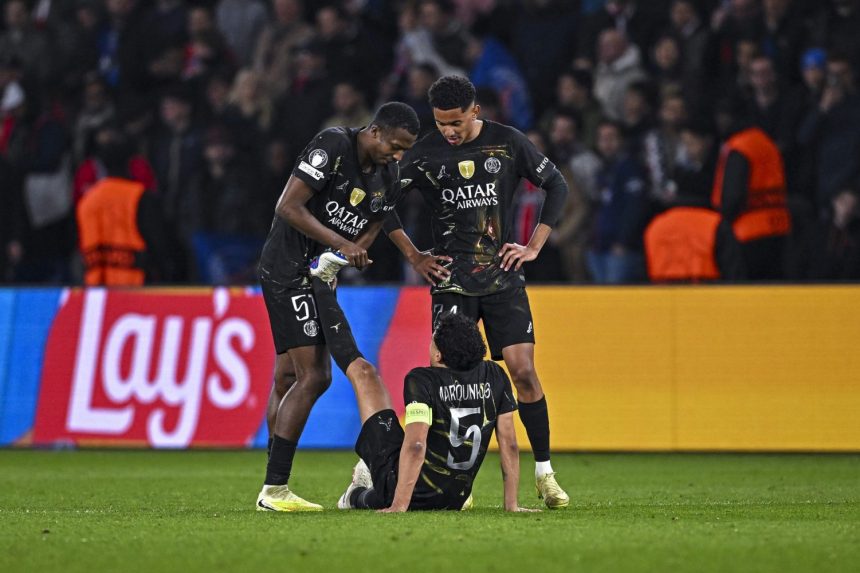 A muscle strain for this PSG player on international duty!  