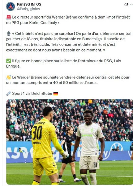 Transfer news – PSG's interest in this defender is confirmed! Transfer news – PSG's interest in this defender is confirmed!