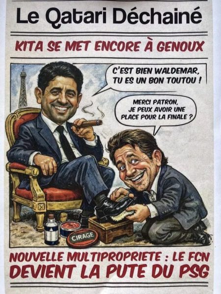 PSG vs Nantes - Nantes fans slam Kita after the postponement PSG vs Nantes - Nantes fans slam Kita after the postponement