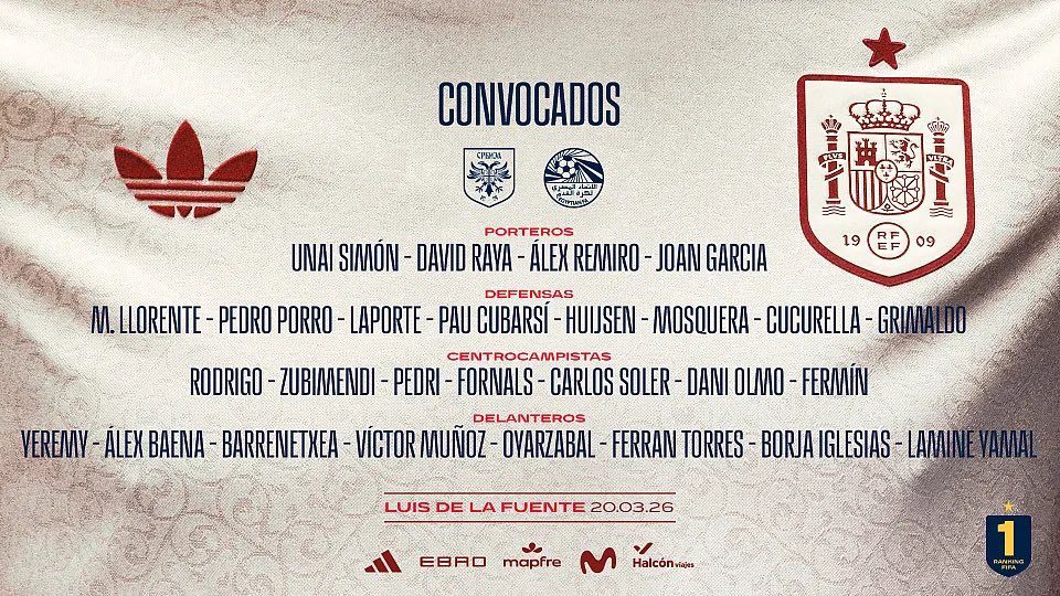 Spain's squad list for the March international break includes one PSG player. Spain's squad list for the March international break includes one PSG player.