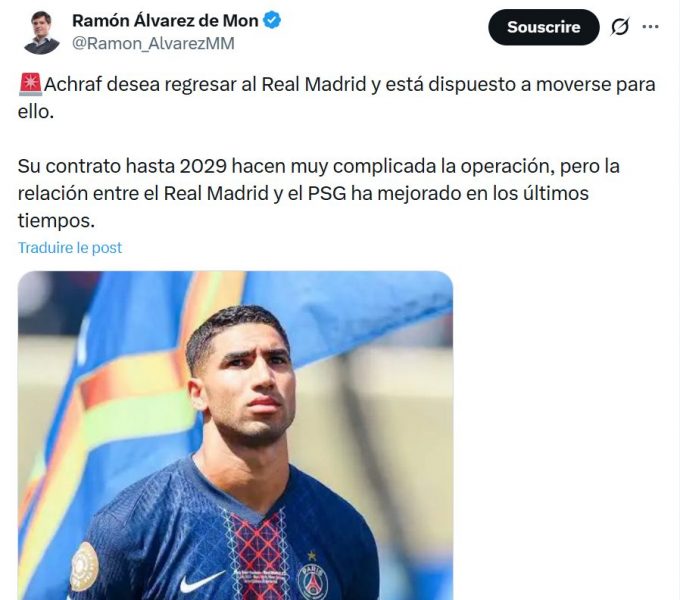 Transfer – Hakimi at Real Madrid, the crazy announcement! Transfer – Hakimi at Real Madrid, the crazy announcement!