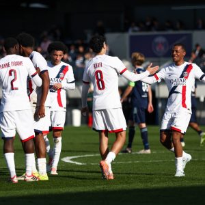 Real Madrid vs PSG - Paris squad in the Youth League  