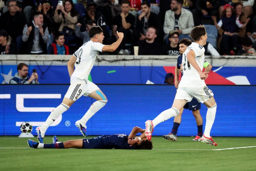 Real Madrid vs PSG video highlights (1-1), a terrible elimination for the Titis in the Youth League!  