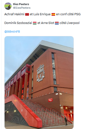 Liverpool vs PSG - Hakimi press conference with Luis Enrique this Monday Liverpool vs PSG - Hakimi press conference with Luis Enrique this Monday