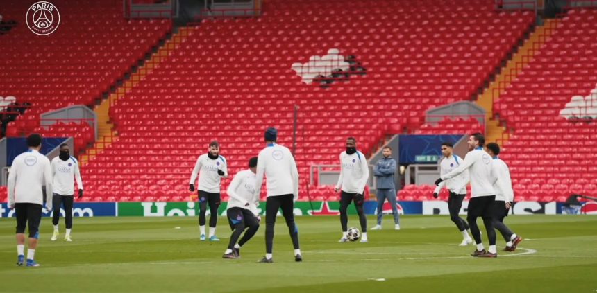 Liverpool vs PSG - Paris' preparation with the squad  