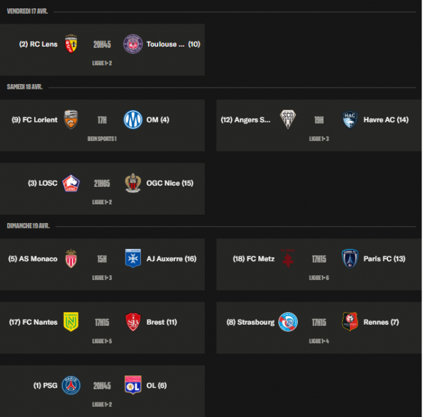 Ligue 1 - Keys to Matchday 30: PSG vs Lyon clash and Lens must bounce back Ligue 1 - Keys to Matchday 30: PSG vs Lyon clash and Lens must bounce back