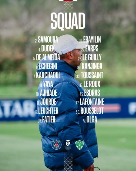 PSG vs Saint-Étienne - Paris squad: 9 players out! PSG vs Saint-Étienne - Paris squad: 9 players out!