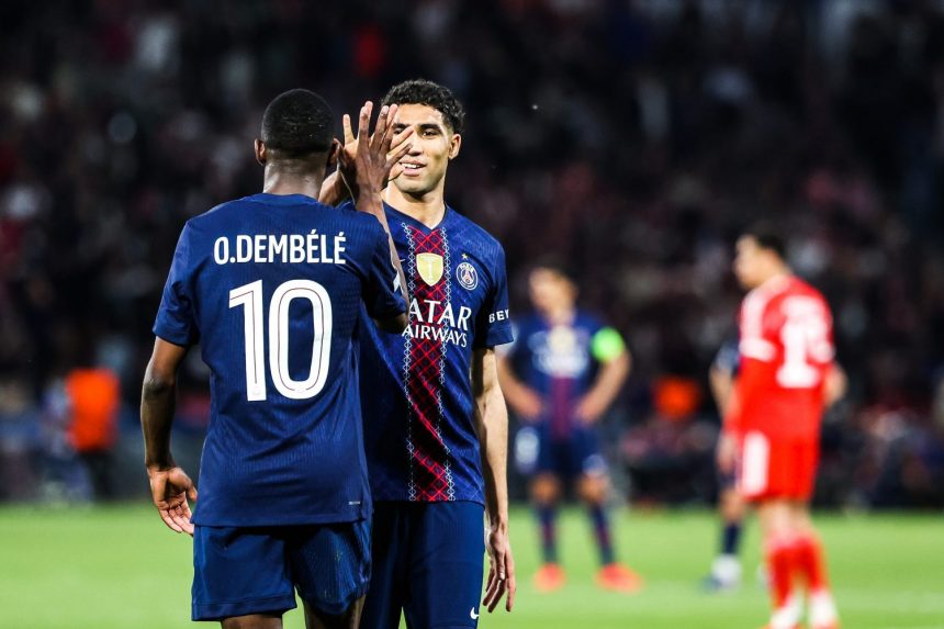 Dembélé and Hakimi were present at the Collectif Ultras Paris anniversary celebration!  