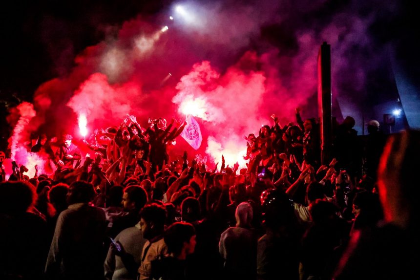 PSG vs Arsenal - The fan zone in Paris is losing momentum  