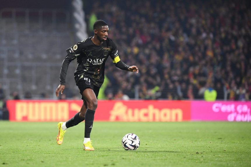 Lens vs PSG - Dembélé between joy and seriousness  