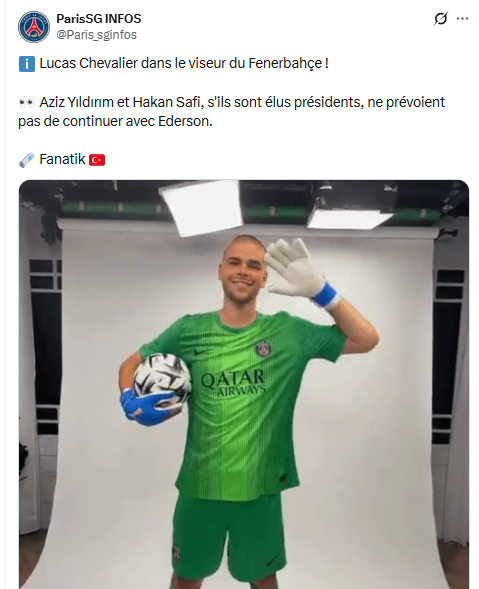 Transfer – A door opens for Chevalier's departure from PSG! Transfer – A door opens for Chevalier's departure from PSG!