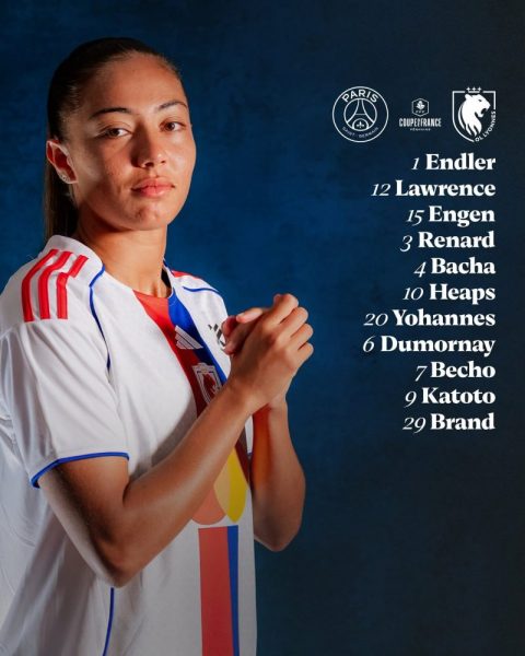 PSG vs OL Lyonnes - Official lineups PSG vs OL Lyonnes - Official lineups