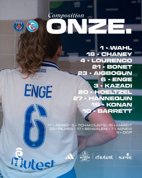 PSG vs Strasbourg - Official lineups: PSG vs Strasbourg - Official lineups: