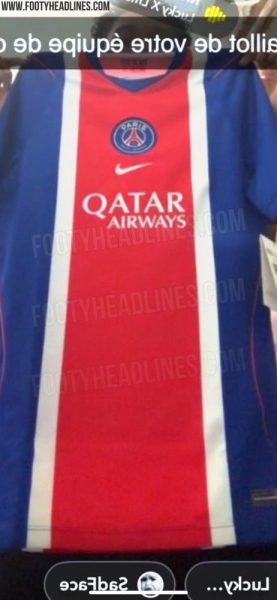 The PSG 2026/2027 home kit revealed in a photo! The PSG 2026/2027 home kit revealed in a photo!