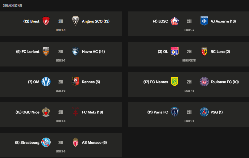 Ligue 1 - Keys to Matchday 34: 6 high-stakes matches Ligue 1 - Keys to Matchday 34: 6 high-stakes matches