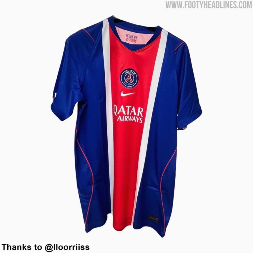 The 2026/2027 PSG home kit confirmed in a photo!  